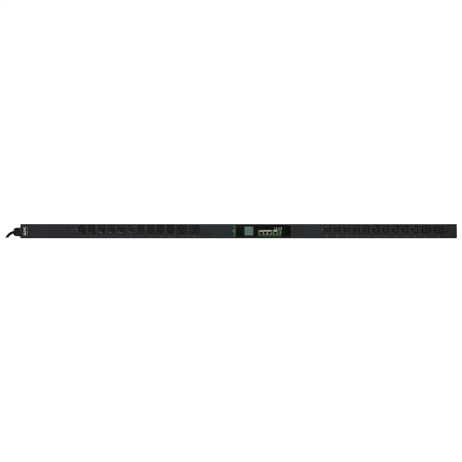 Easy PDU con conmutación (ON/OFF remoto) vertical 0U, 16A, 230V, (20)C13 y (4)C19, IEC309