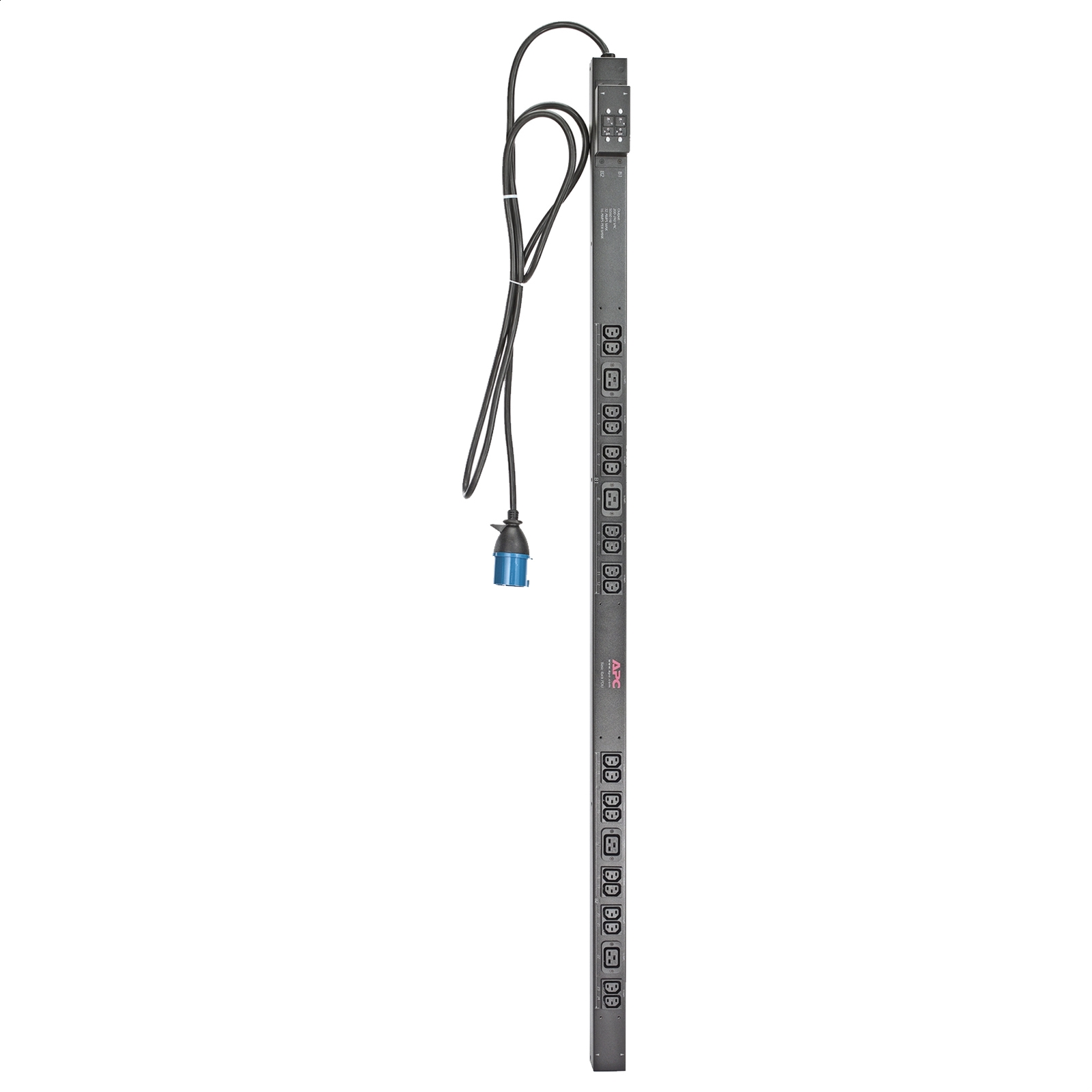 PDU para Rack básica 0U, 32A, 230V, (20)C13 y (4)C19