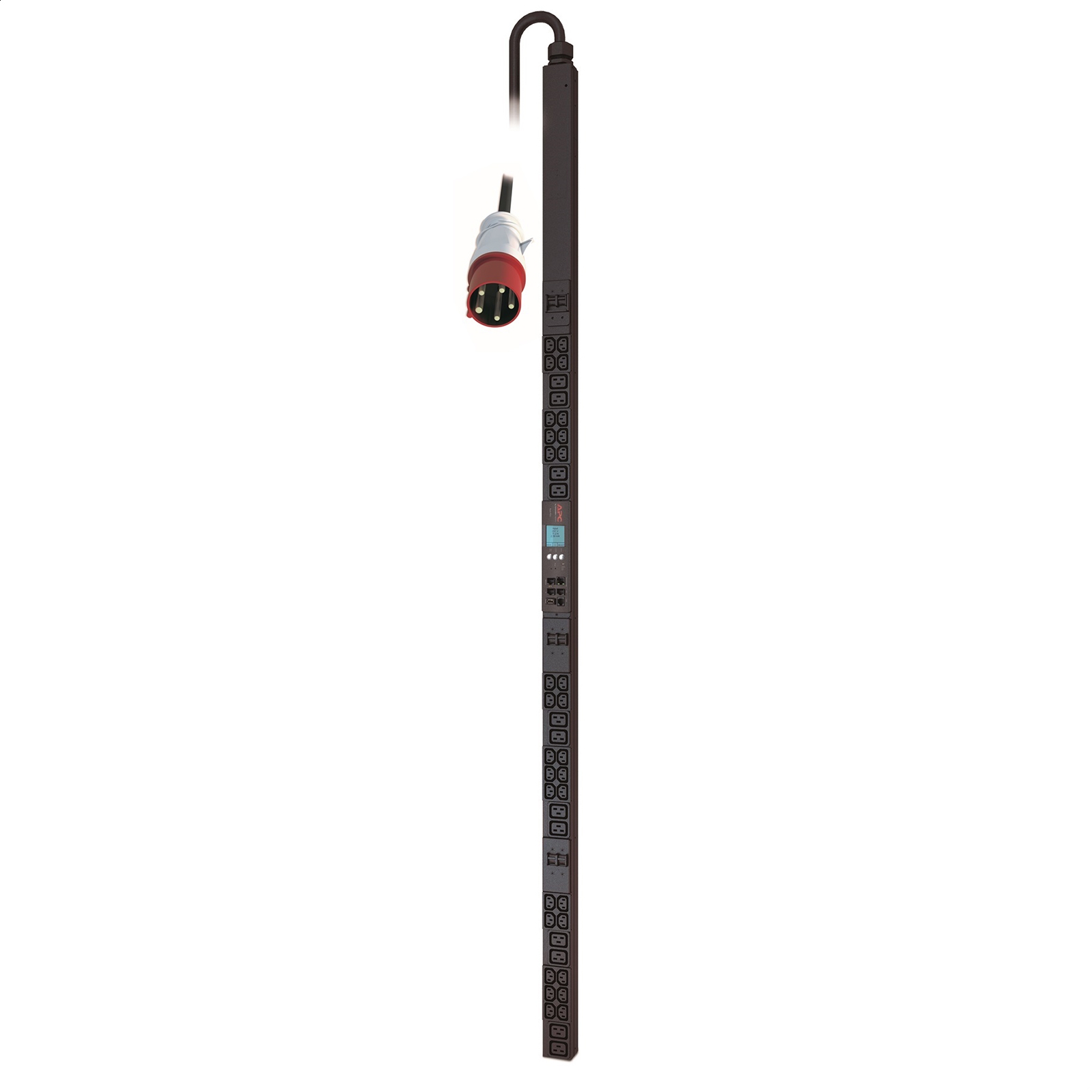 PDU para Rack 2G con pantalla 0U, 22kW(32A), 17.3kW(24A), 230V, (30)C13 y (12)C19