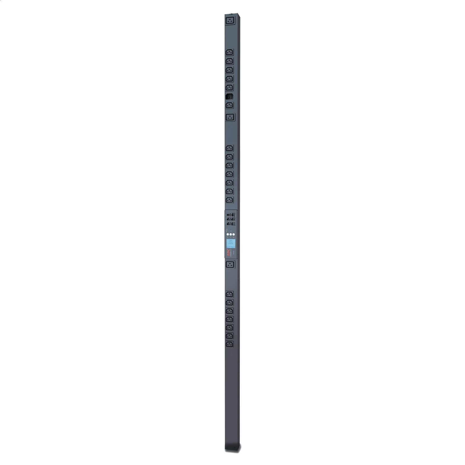 PDU de montaje en Rack 2G con medición por toma de salida 0U, 16A, 100-240V, (21)C13 y (3)C19