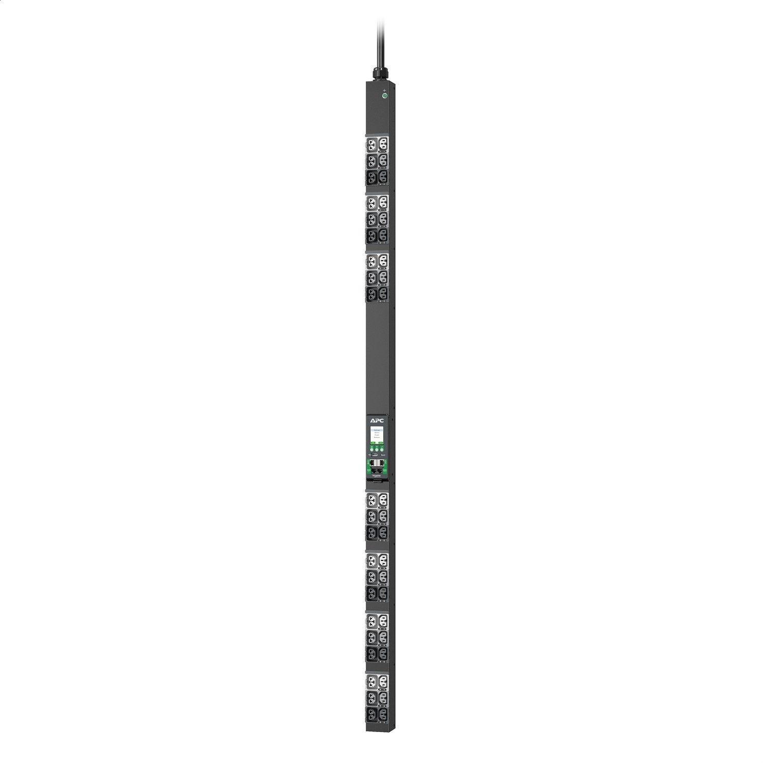 PDU avanzada para rack NetShelter medida, trifásica, 11kW, 400V, 16A o 11,5kW 415V 20A, 42 salidas, IEC309