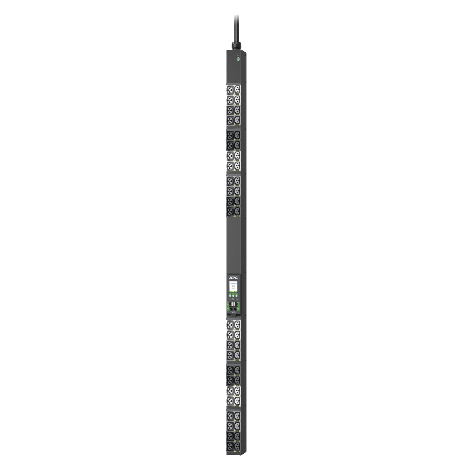 PDU avanzada para rack NetShelter con salida medida conmutada, trifásica, 11kW, 400V, 16A o 11,5kW 415V 20A, 48 salidas, IEC309