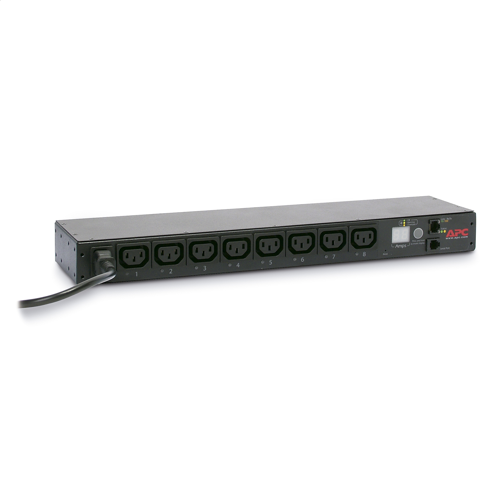 Rack PDU conmutado, 1U, 12 A/208 V, 10 A/230 V, (8) C13