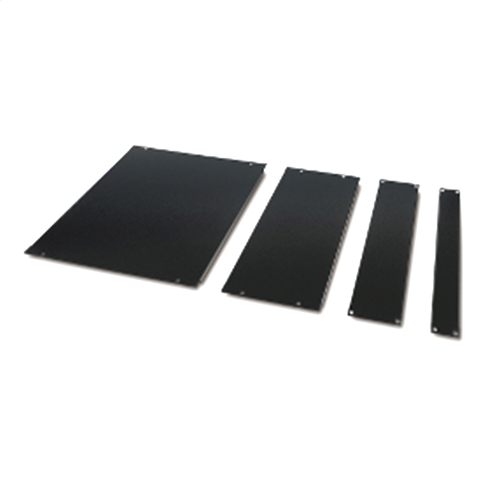 Kit de paneles ciegos para la gestión del flujo de aire 1U, 2U, 4U, 8U, color negro