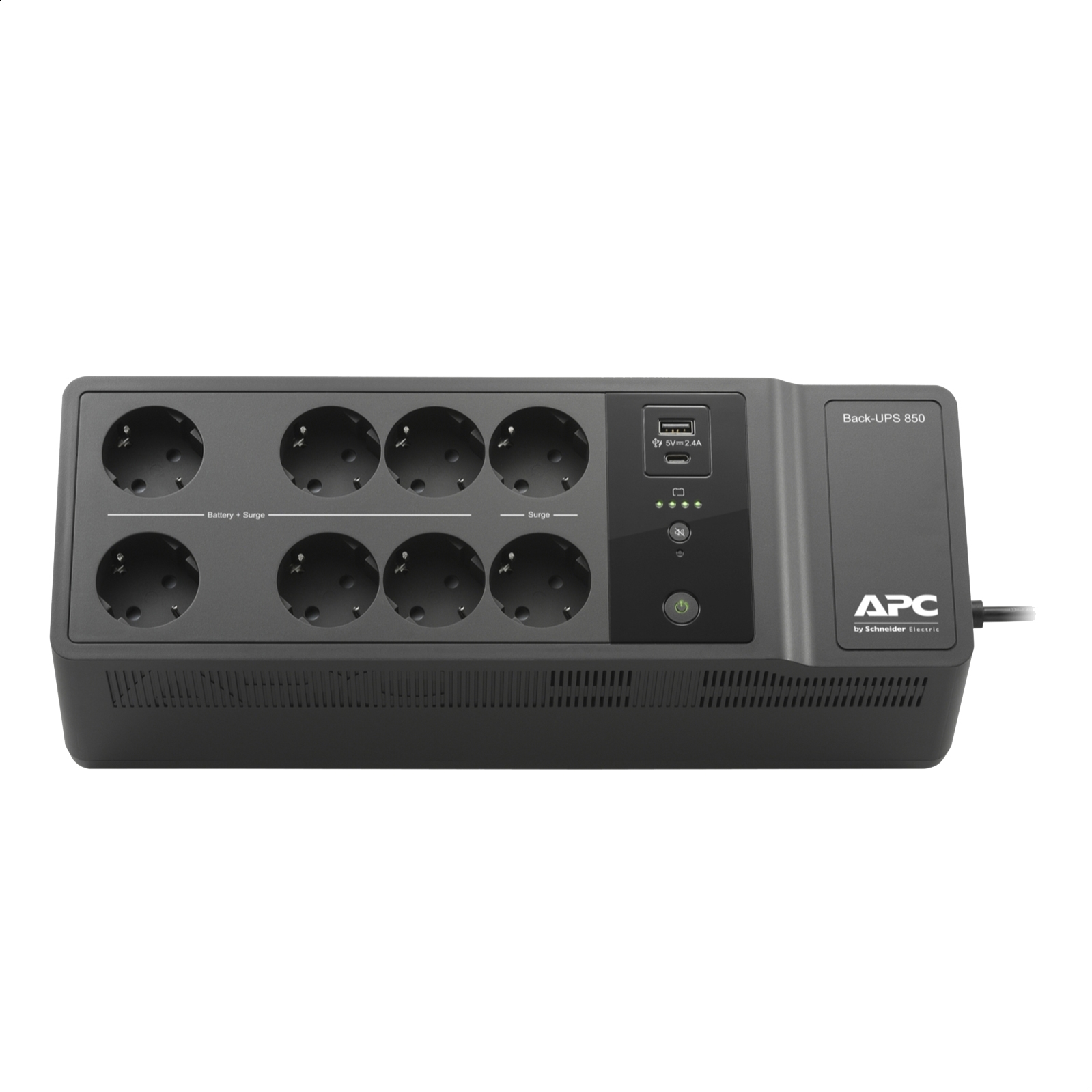 APC Back-UPS 650VA, 230V, 1 puerto de recarga USB