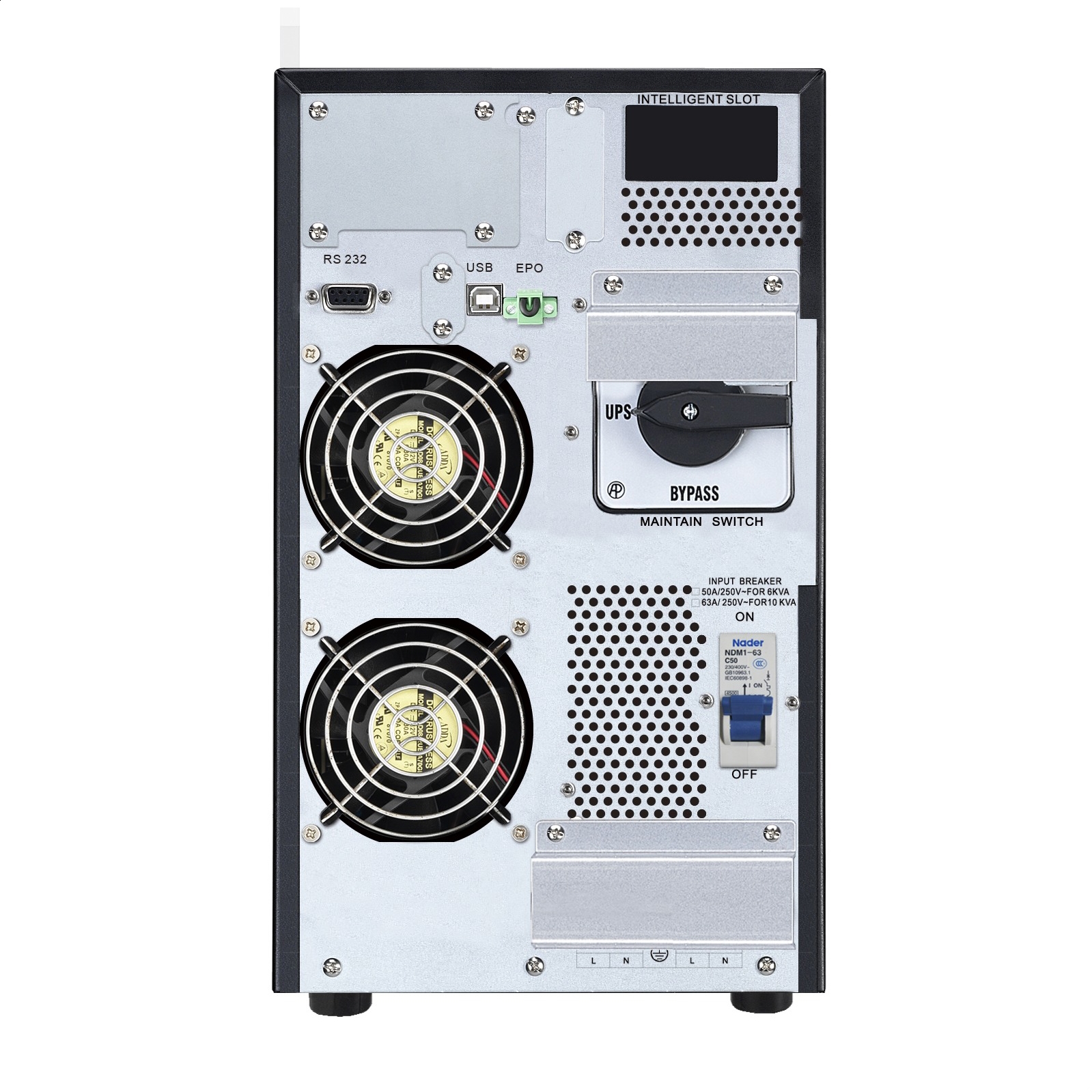 SAI Easy UPS en línea SRV de APC, tiempo de autonomía ampliado 10 000 VA 230 V con pack de baterías externas