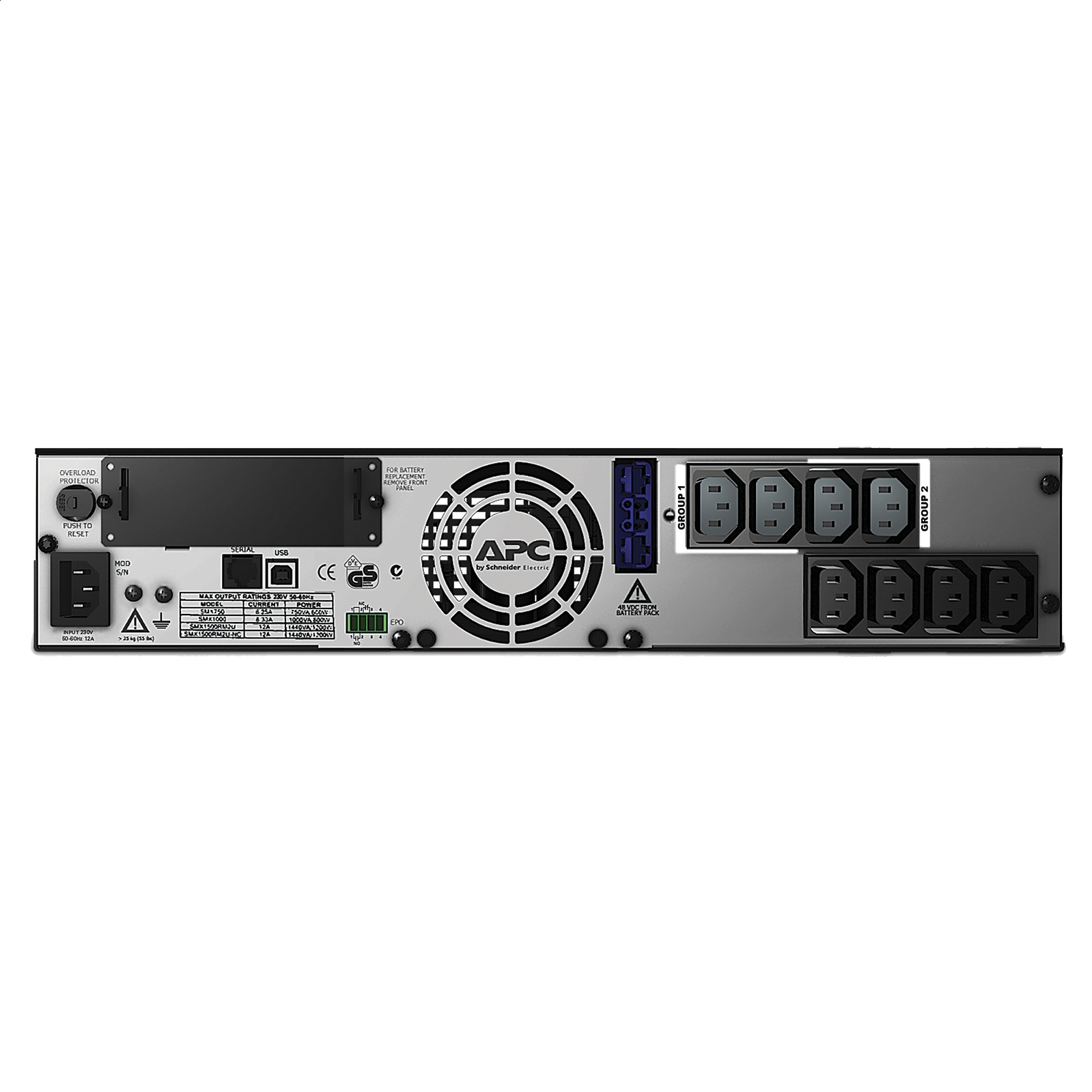 Smart-UPS X de APC 1000 VA rack/torre LCD 230 V