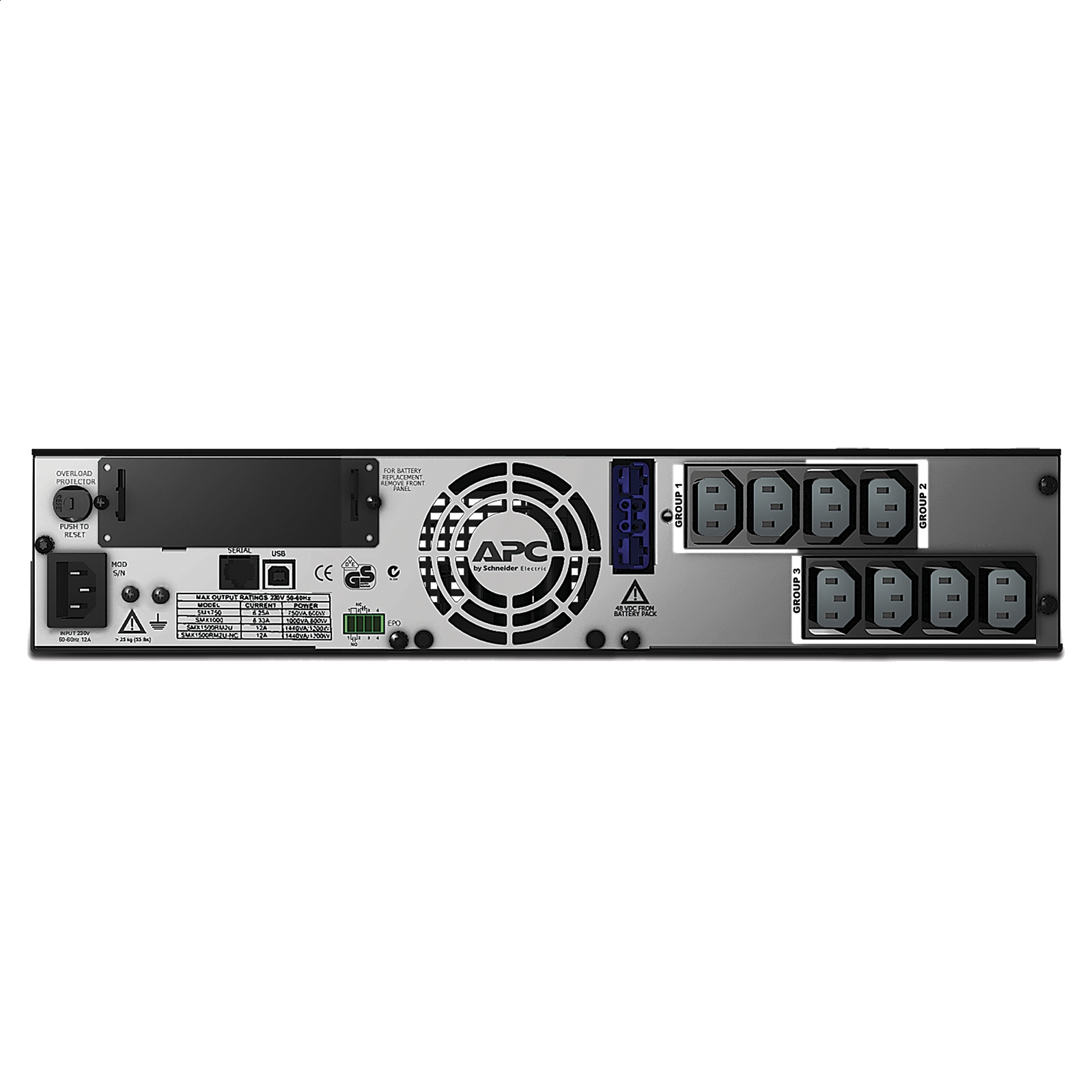 Smart-UPS X de APC 1500 VA rack/torre LCD 230 V