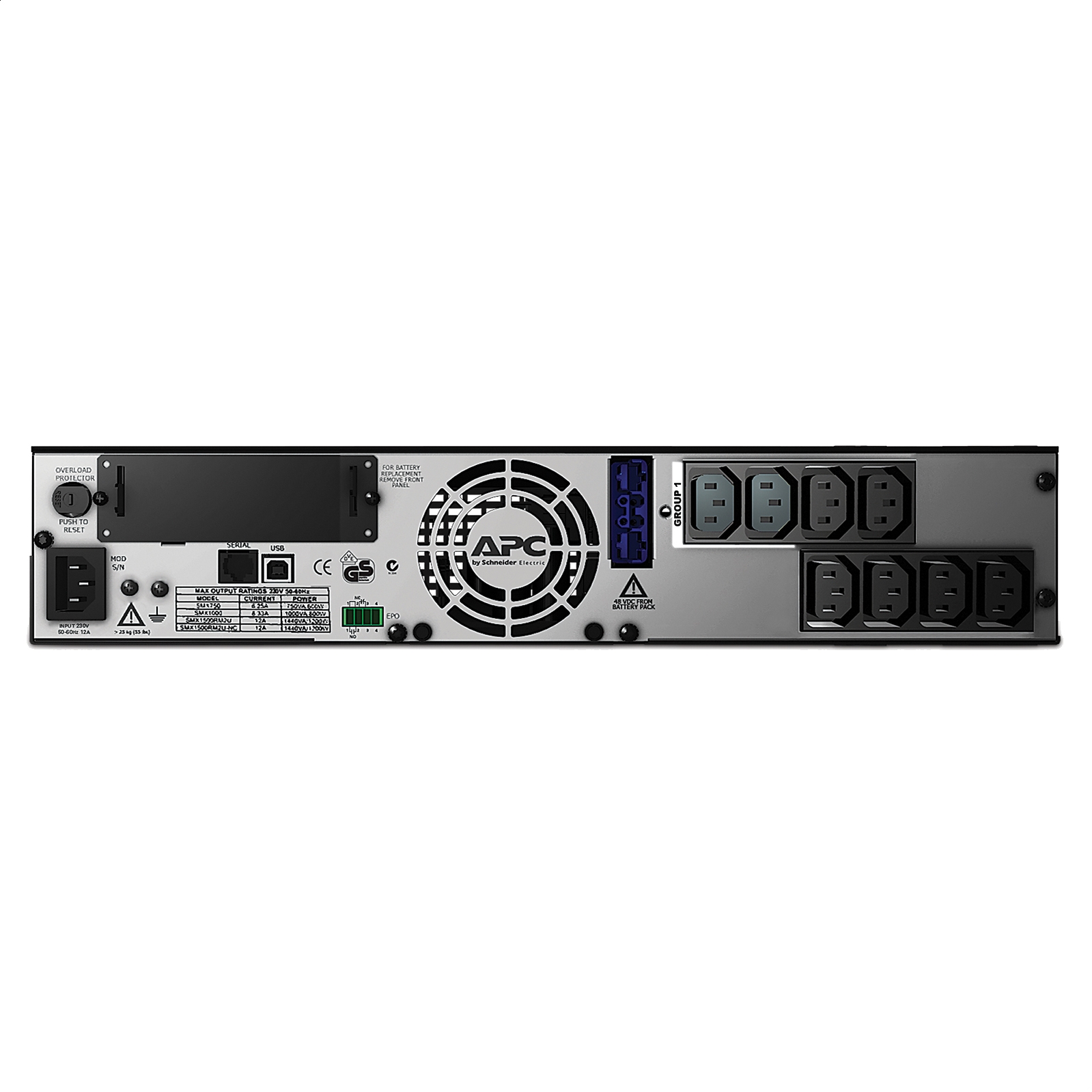 Smart-UPS de APCX 750 VA rack/torre LCD 230 V