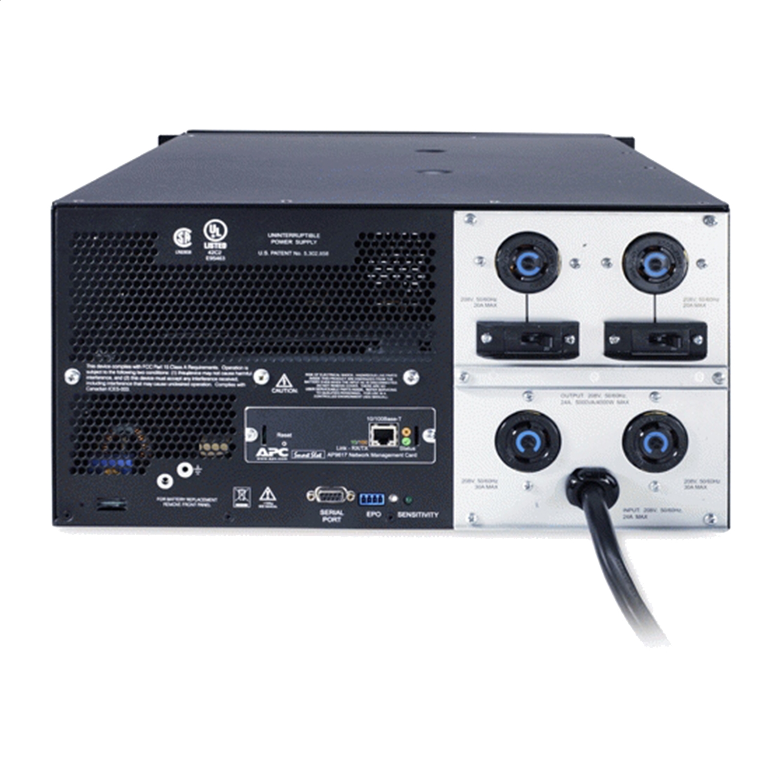 Smart-UPS de APC, 5000 VA 208 V, montaje en rack/torre