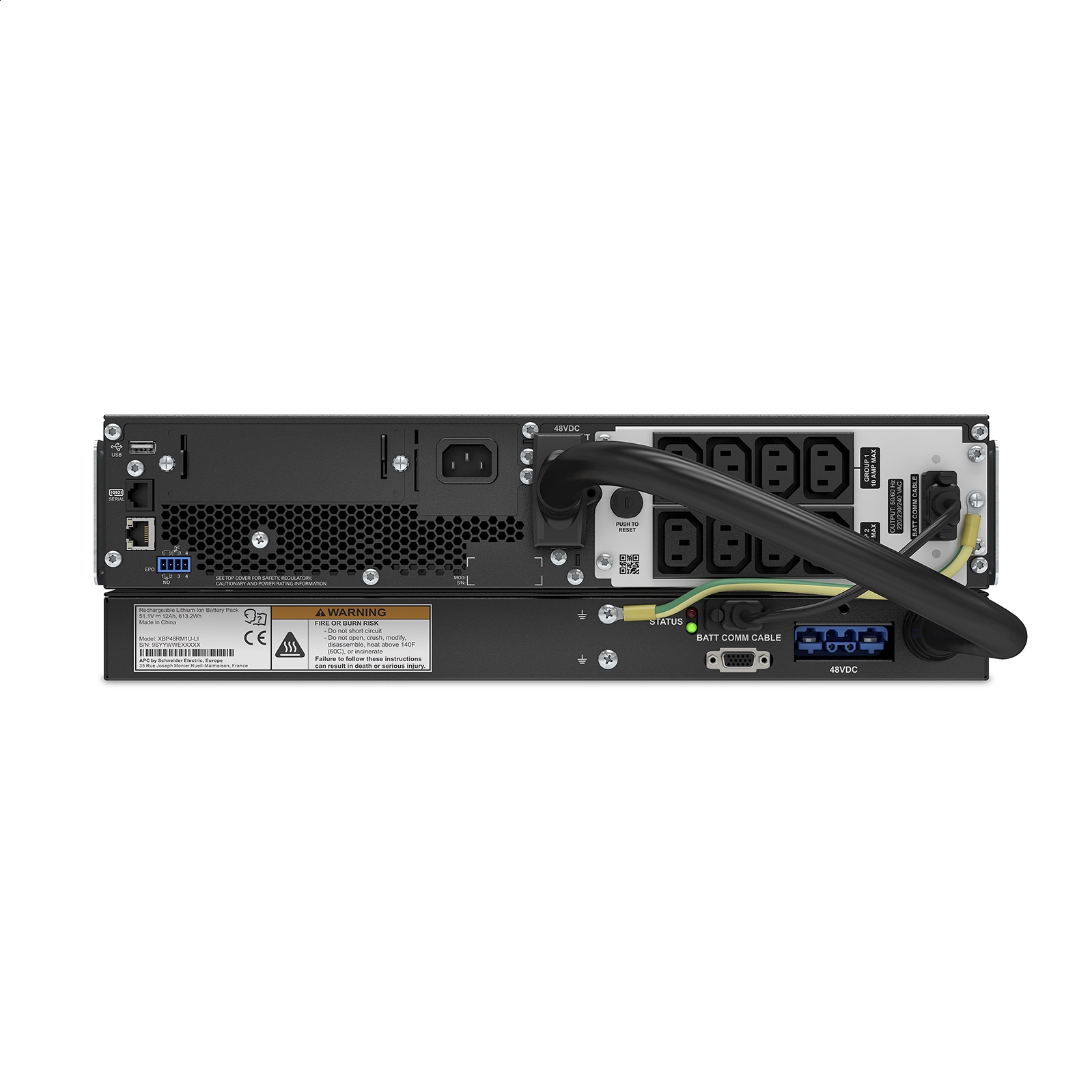 SAI Smart-UPS SRT de APC, Li-Ion, 1000 VA RM 230 V