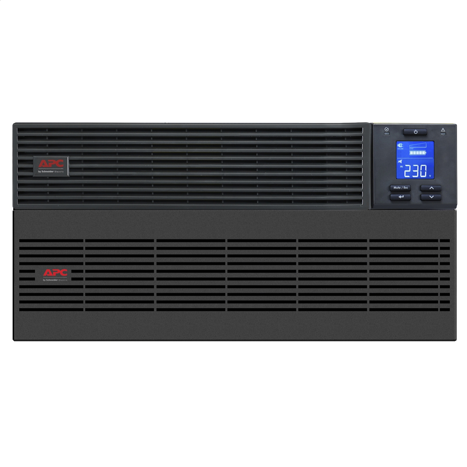 Easy UPS On-Line SRV 5000VA RM 230V con batería de autonomía extendida, kit de rieles