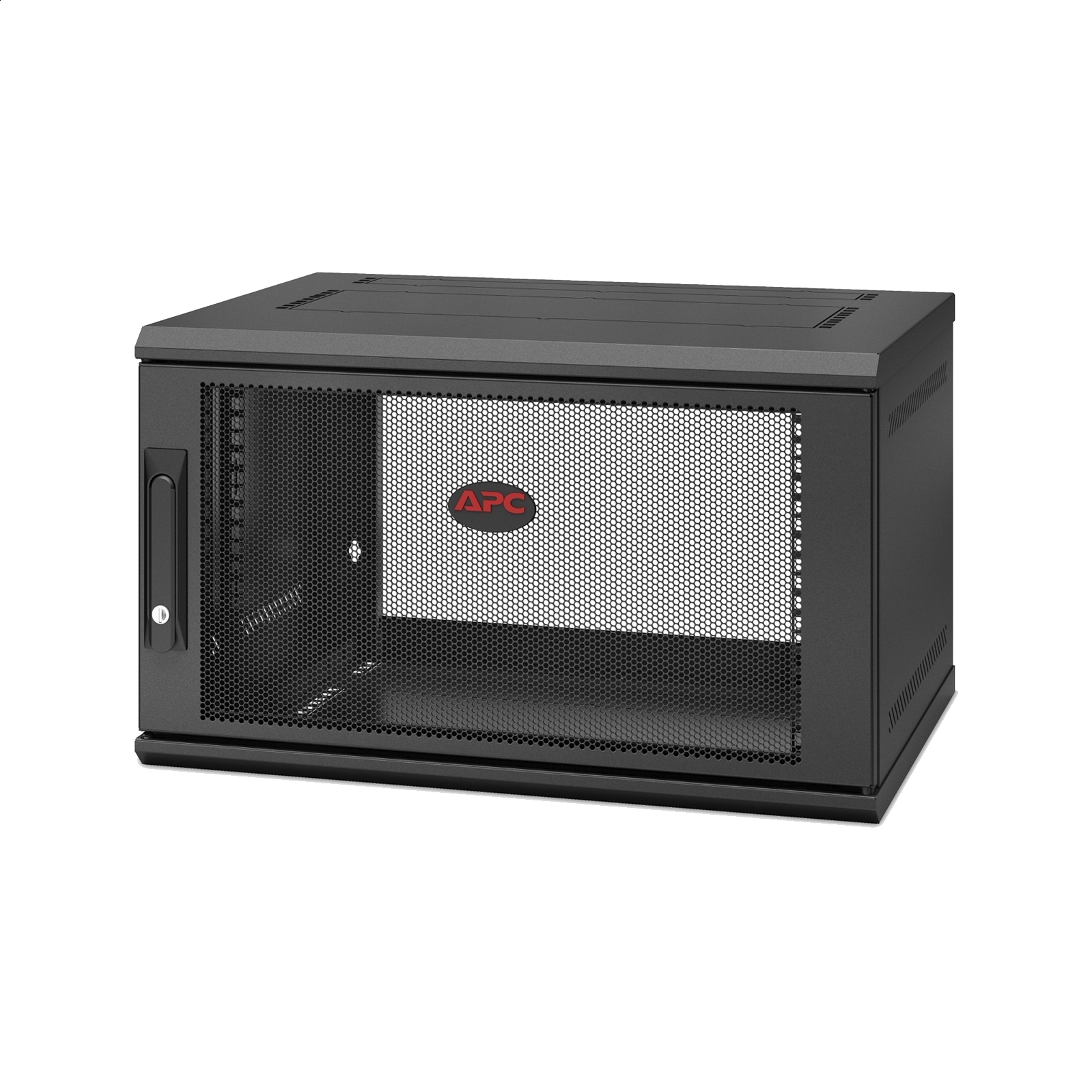 Gabinete para gabinete NetShelter de APC, 6 U, montaje en pared, con una sola bisagra, profundidad de servidor