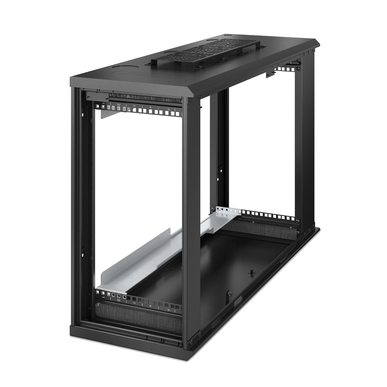 Gabinete Para Rack De Montaje En Pared De Perfil Bajo Netshelter 6U De Apc Profundidad De Servidor de 120V