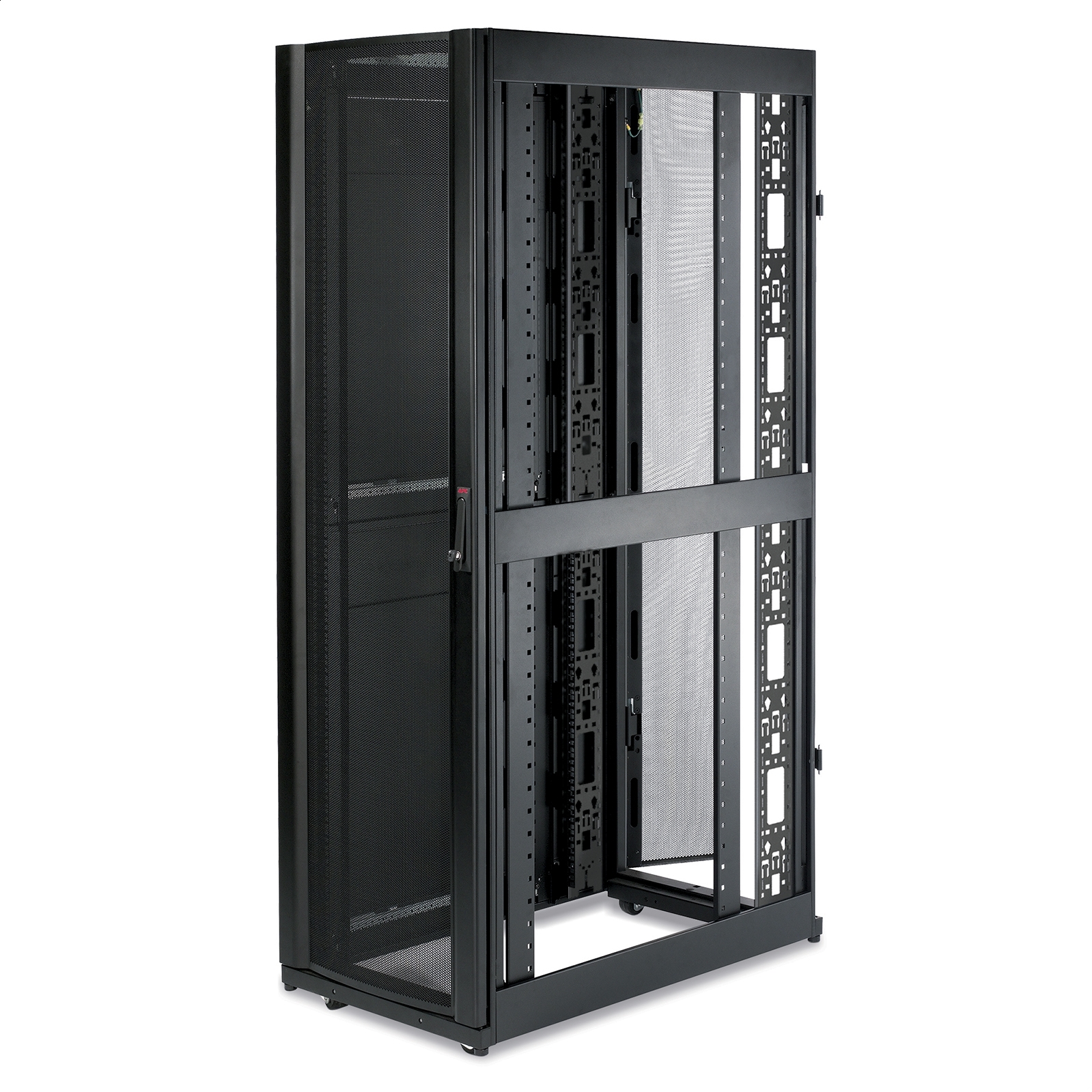 Envolvente para rack de servidor NetShelter SX 42U de APC, 600 mm x 1070 mm, con laterales negros