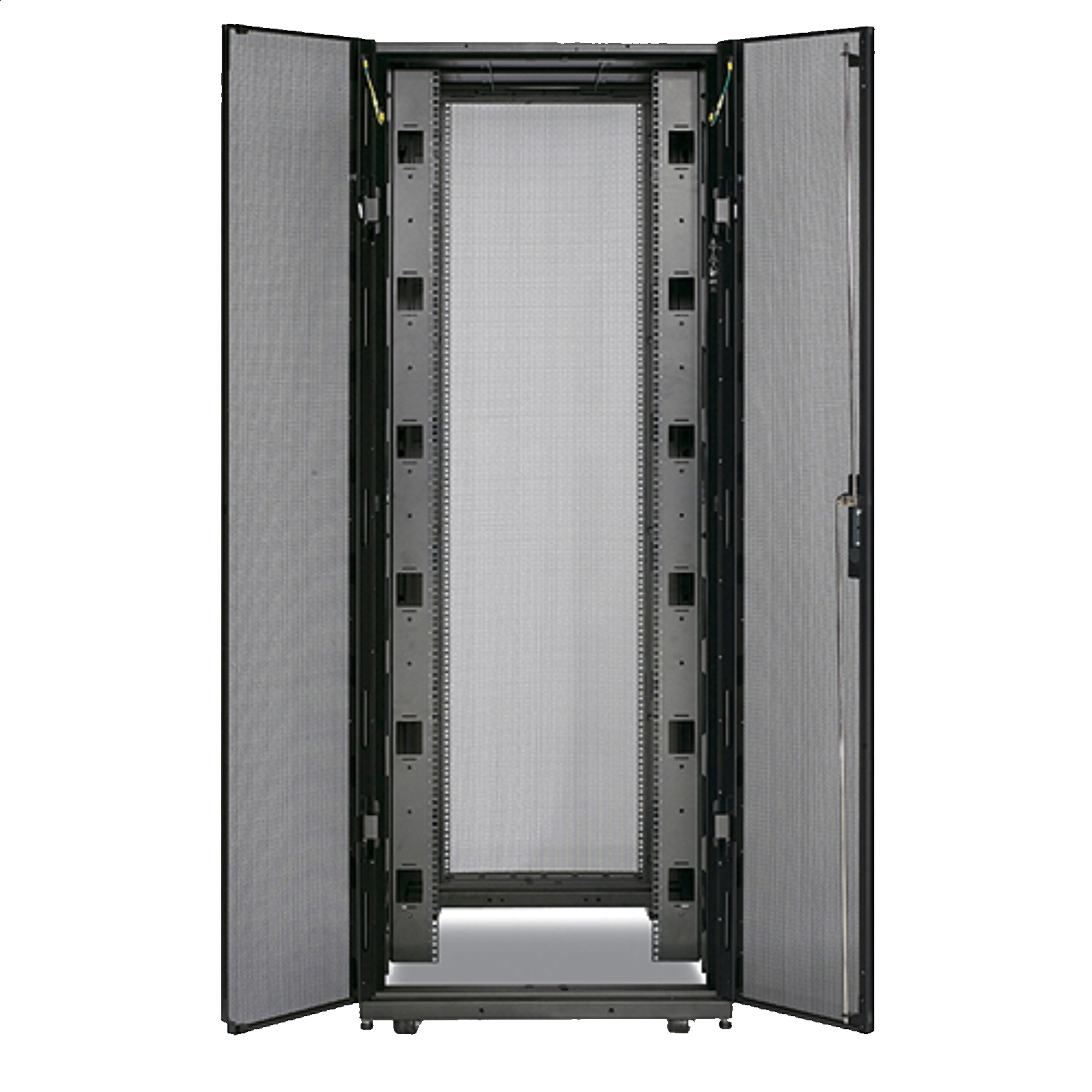 Armario NetShelter SX 42U 750mm de ancho x 1070 mm de profundidad, con paneles laterales, negro