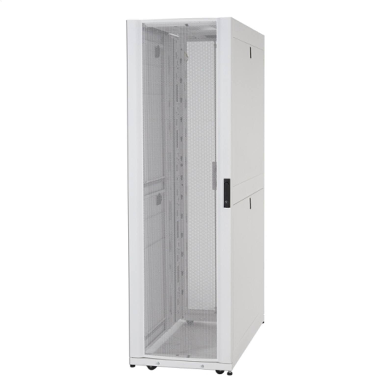 Armario NetShelter SX 48U de 600mm de anchura x 1070mm de profundidad, con laterales, blanco SE