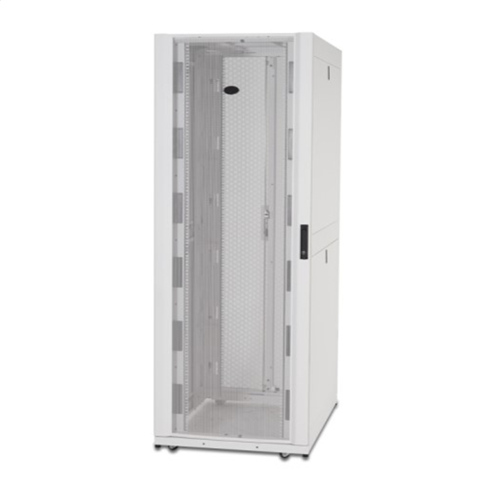 Armario blanco NetShelter SX 42U de 800 mm de ancho x 1200 mm de profundidad con laterales