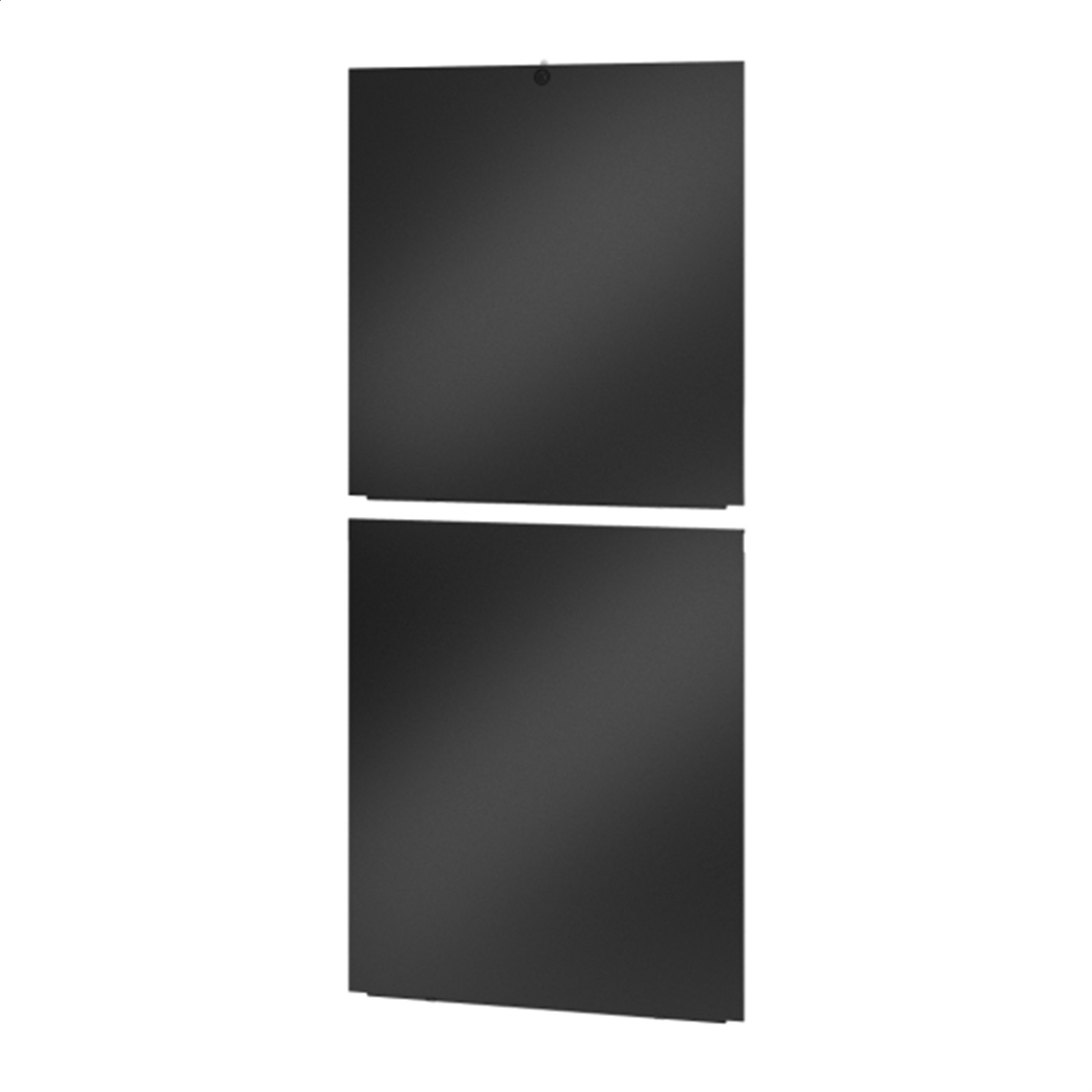 Panel lateral Easy Rack de 48 U/1000 mm de profundidad, paneles laterales divididos, color negro, cantidad 2