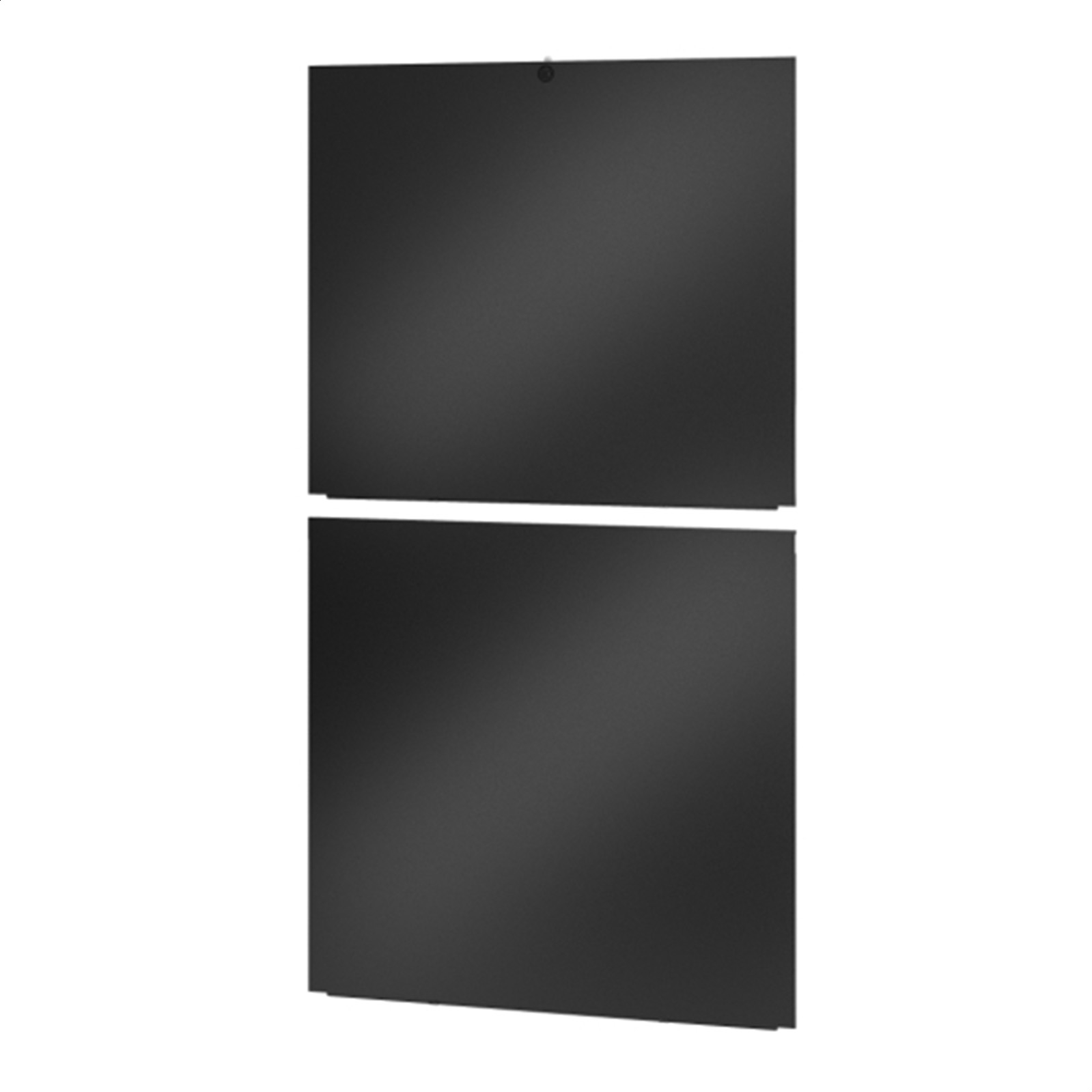 Panel lateral Easy Rack de 48 U/1200 mm de profundidad, paneles laterales divididos, color negro, cantidad 2