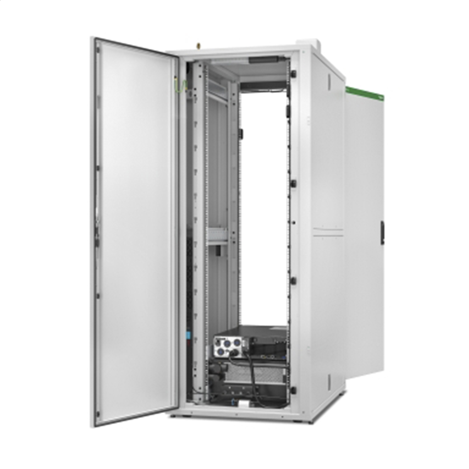 Microcentro de datos EcoStruxure, con rack de 42 U, 5 kVA, refrigeración RM, 230 V, 50 Hz, 2000 alto x 800 ancho x 1200 profundidad mm