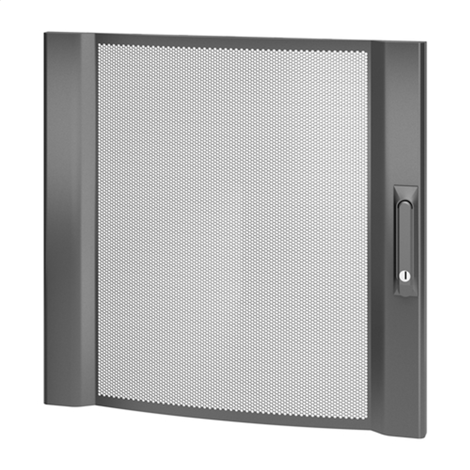 Puerta Curva Perforada Netshelter Sx 12U De 600 Mm De Ancho Negra